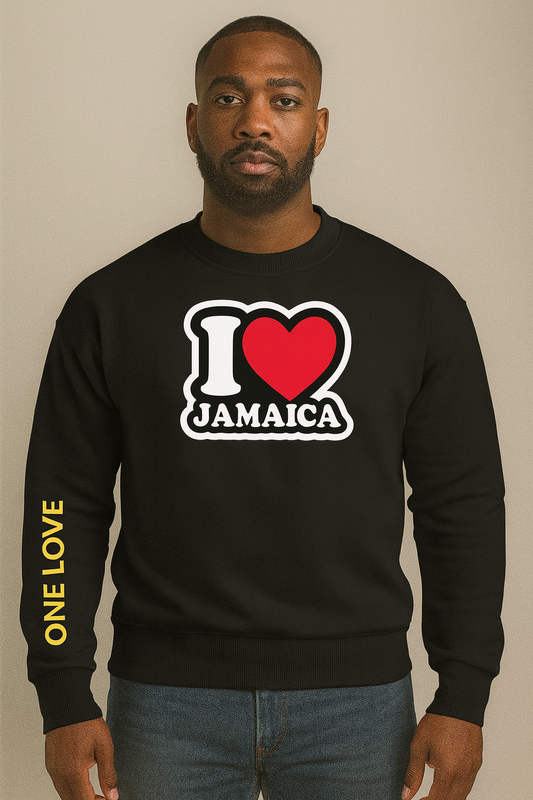 I Love Jamaica: One Love Sweatshirt