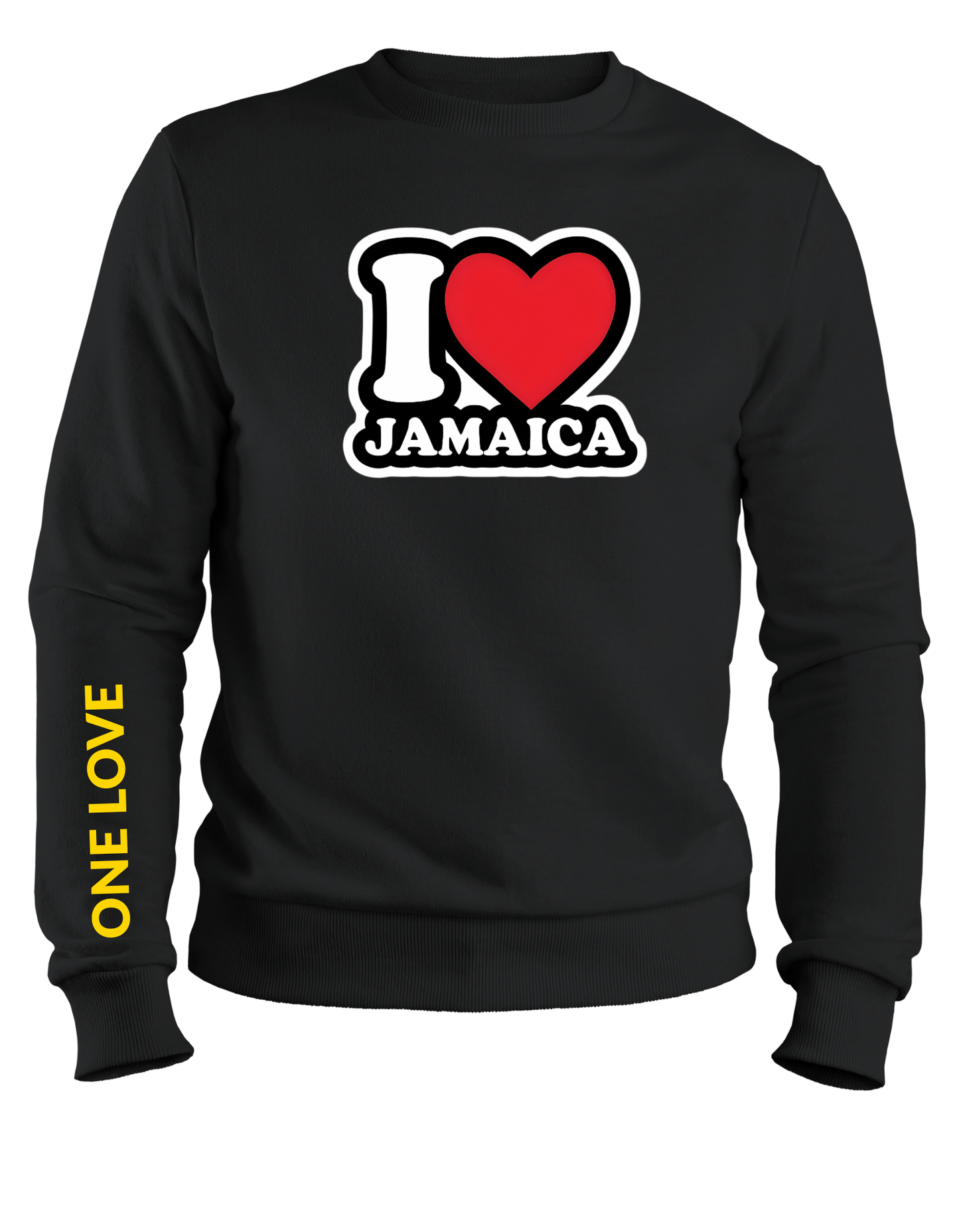 I Love Jamaica: One Love Sweatshirt
